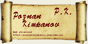 Poznan Kimpanov vizit kartica